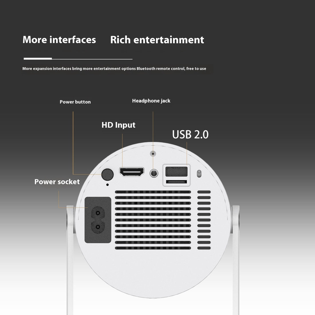 Portable Projector Small Straight Projector For Home Use