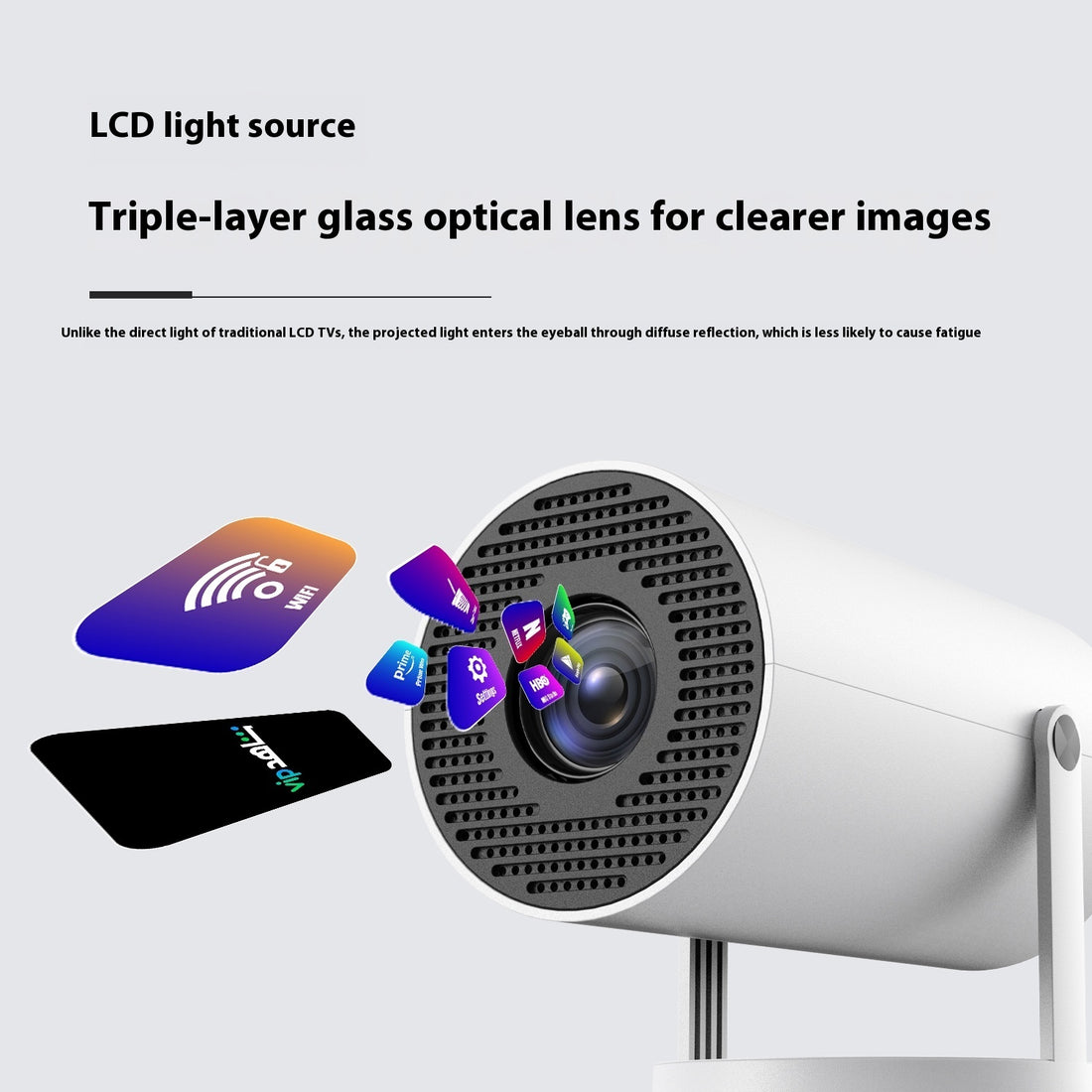 Portable Projector Small Straight Projector For Home Use